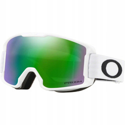 Gogle narciarsko snowboardowe Oakley Line Miner Youth Matte White/Prizm Jade Iridium
